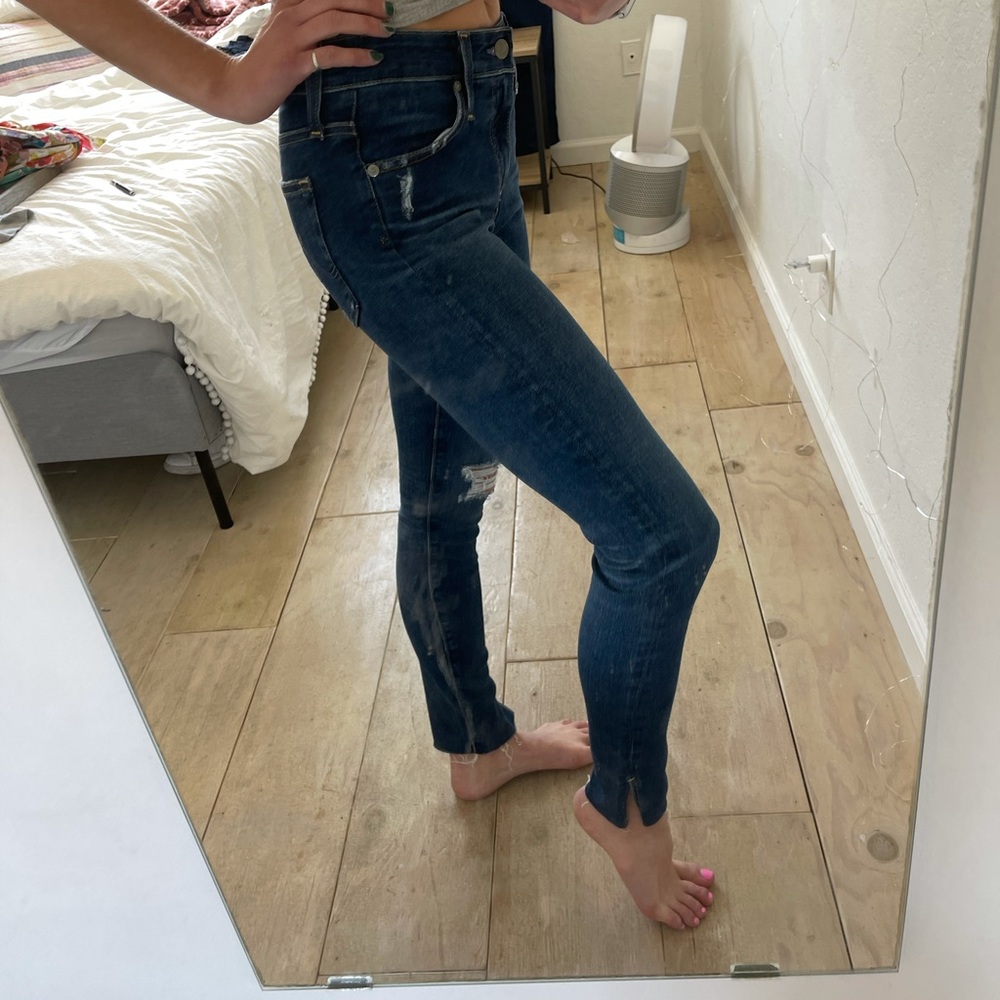 AG cut frayed jeans size 25 NWOT